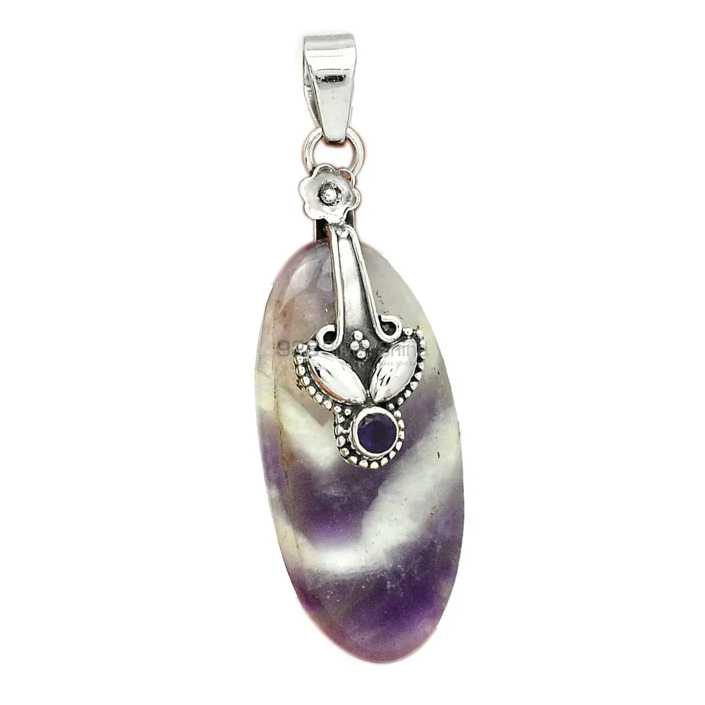 Multi Gemstone Handmade Pendants In 925 Sterling Silver Jewelry 925SP18-2_2