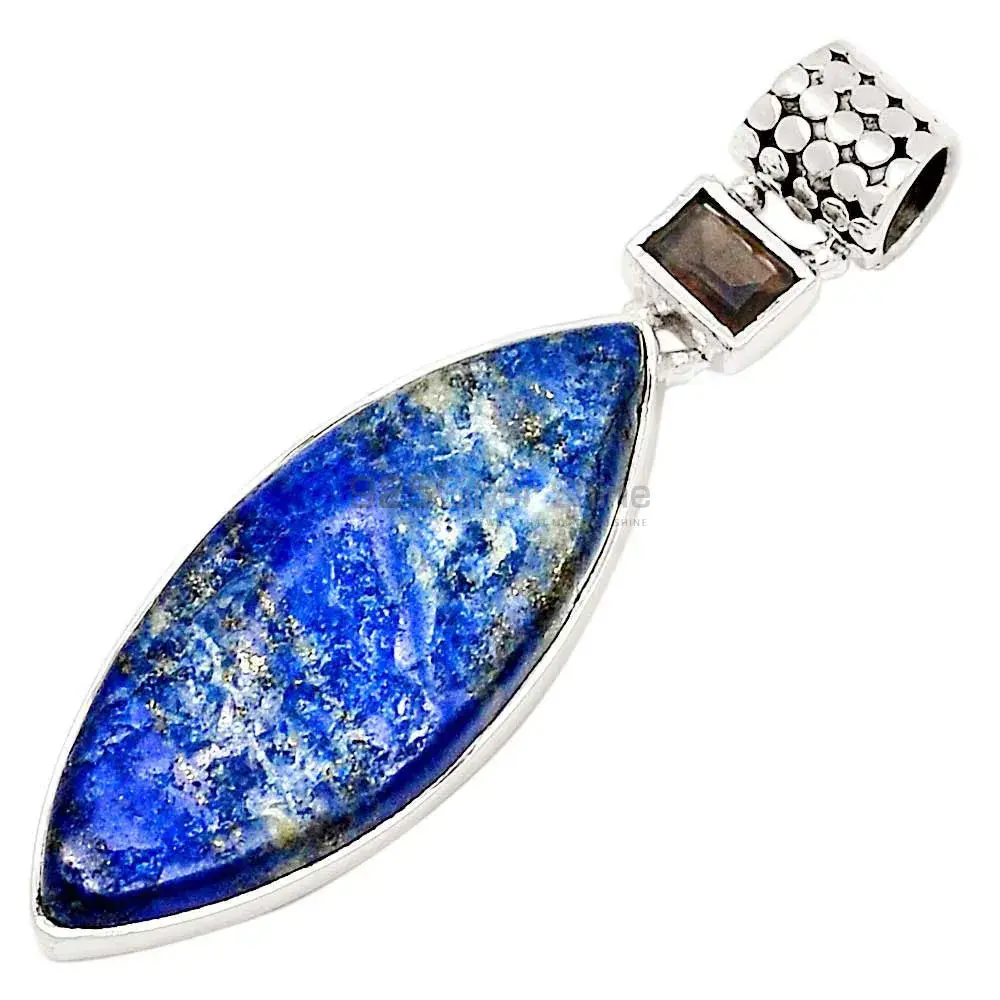 Multi Gemstone Pendants In 925 Solid Silver Jewelry 925SP132_1