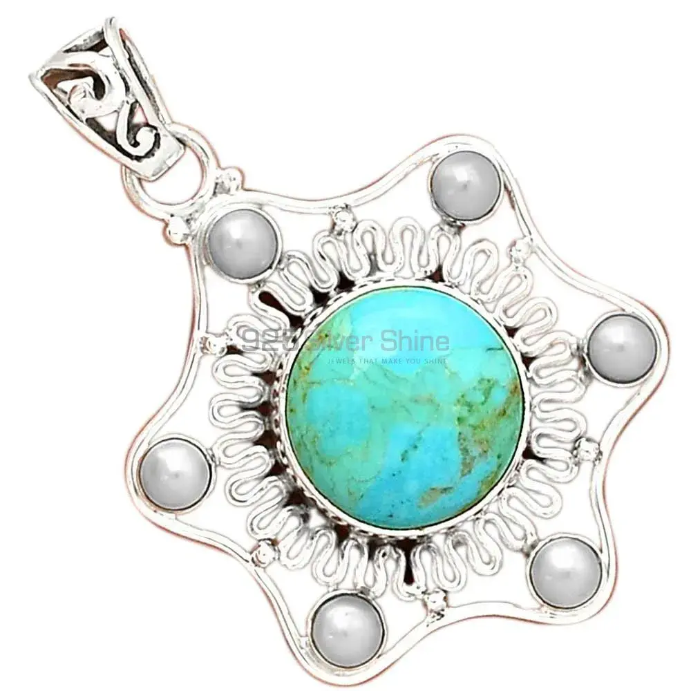 Top Quality Multi Gemstone Pendants Exporters In 925 Solid Silver Jewelry 925SP15-4