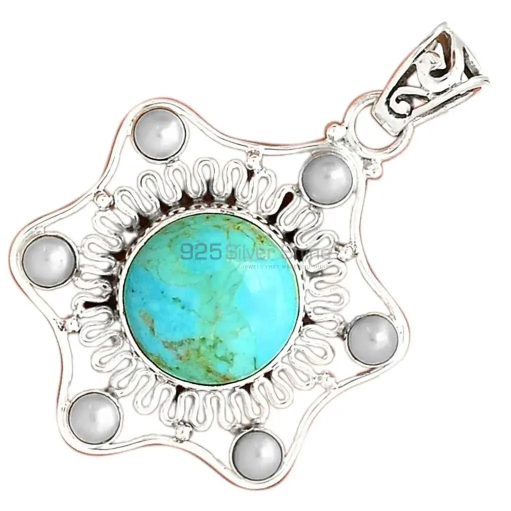 Top Quality Multi Gemstone Pendants Exporters In 925 Solid Silver Jewelry 925SP15-4_2