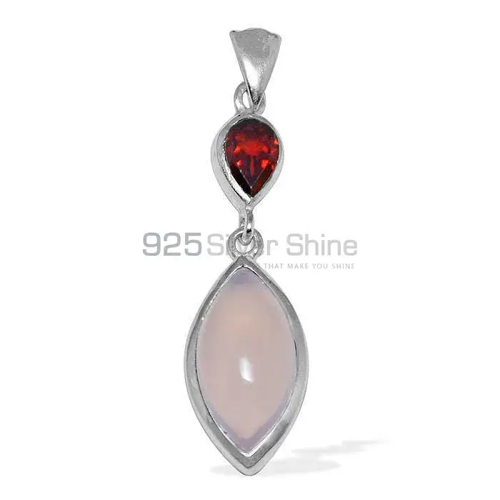 Top Quality Multi Gemstone Pendants Exporters In 925 Solid Silver Jewelry 925SP1504