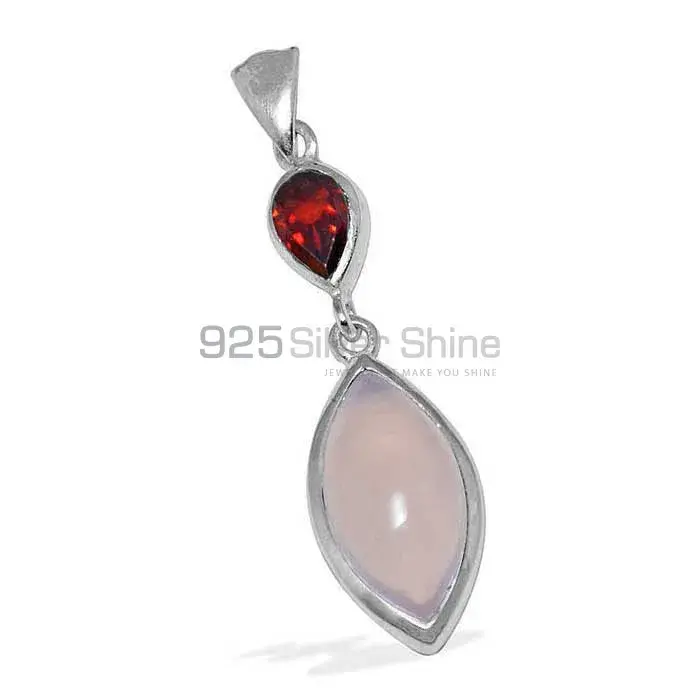 Top Quality Multi Gemstone Pendants Exporters In 925 Solid Silver Jewelry 925SP1504_0
