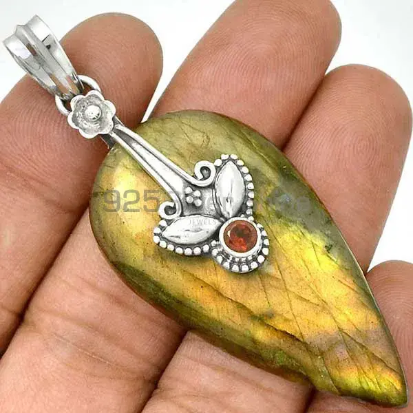 Top Quality Multi Gemstone Pendants Suppliers In 925 Fine Silver Jewelry 925SP18-1_0