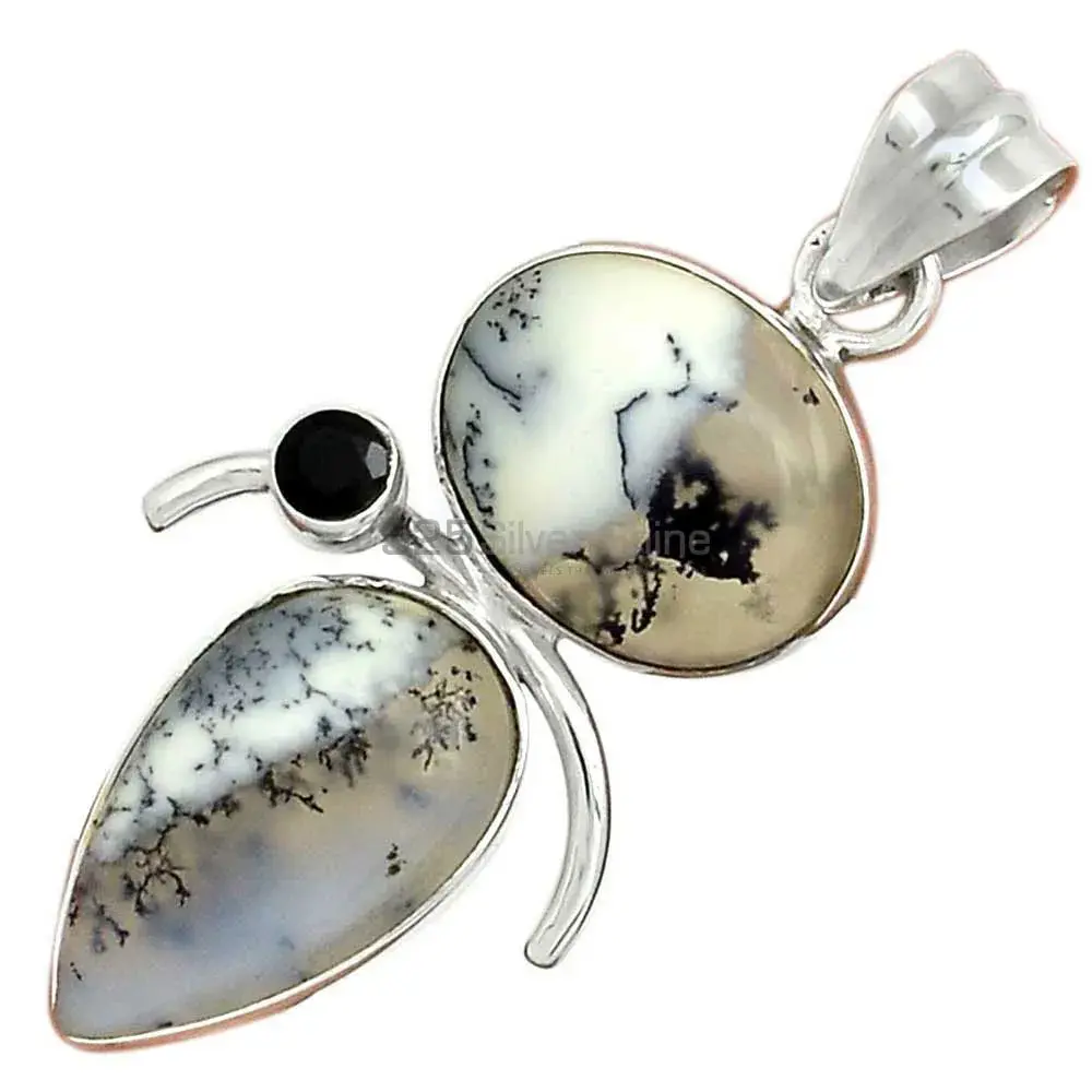 Multi Gemstone Pendants In 925 Fine Silver Jewelry 925SP57-3_0