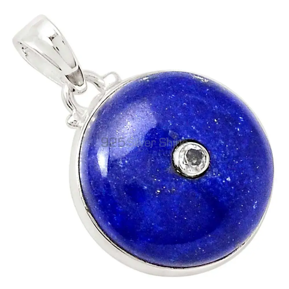 Multi Gemstone Pendants In 925 Fine Silver Jewelry 925SP70-12_0