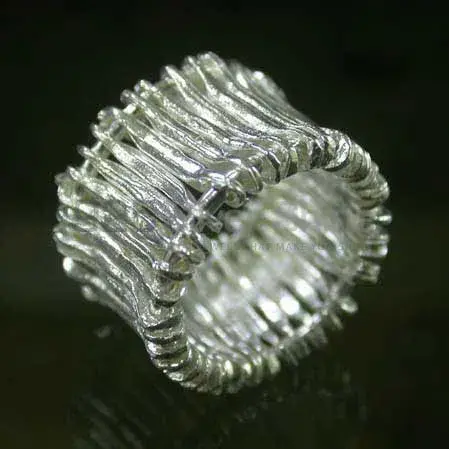 Plain 925 Silver Rings Jewelry 925SR2475