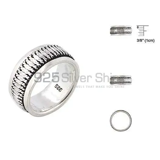 Plain 925 Silver Rings Jewelry 925SR2670_1