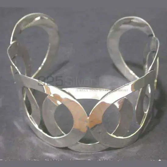 Plain 925 Sterling Silver Cuff Bangle Or Bracelets 925SSB361
