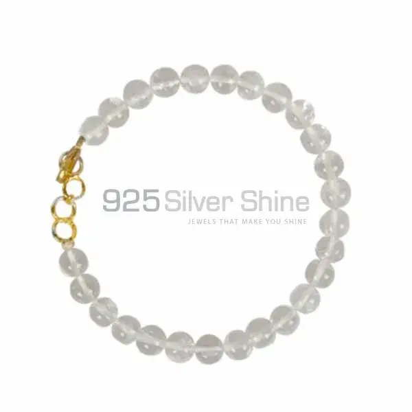 Semi Precious Crystal Gemstone Beads Bracelets 925BB153