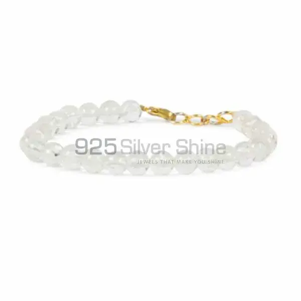 Semi Precious Crystal Gemstone Beads Bracelets 925BB153_1