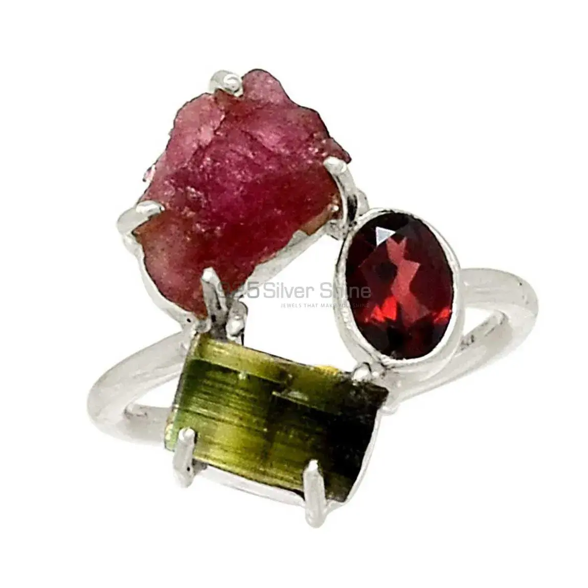Top Quality Silver Rings In Genuine Stone Jewelry 925SR2248