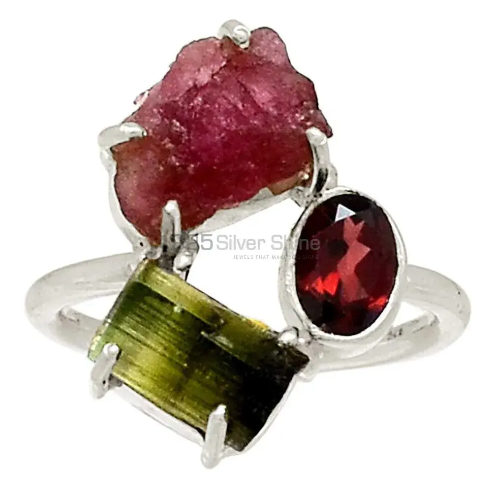 Silver Rings In Genuine Stone Jewelry 925SR2248_1