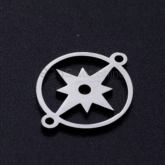 Tow Ball Star Charm Pendant In Sterling Silver STMP523
