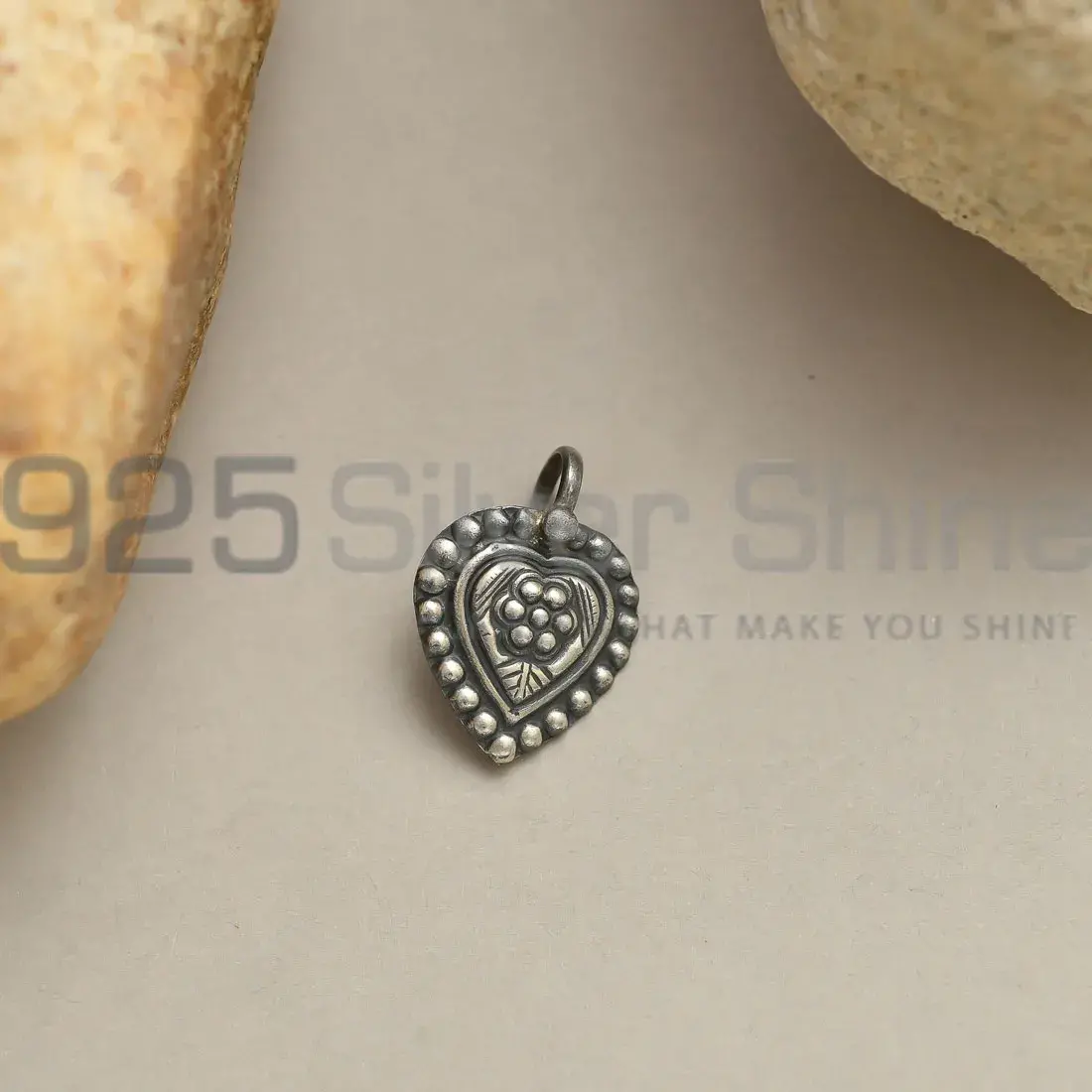 Traditional 925 Sterling Silver Nose Pin 925NP03_0