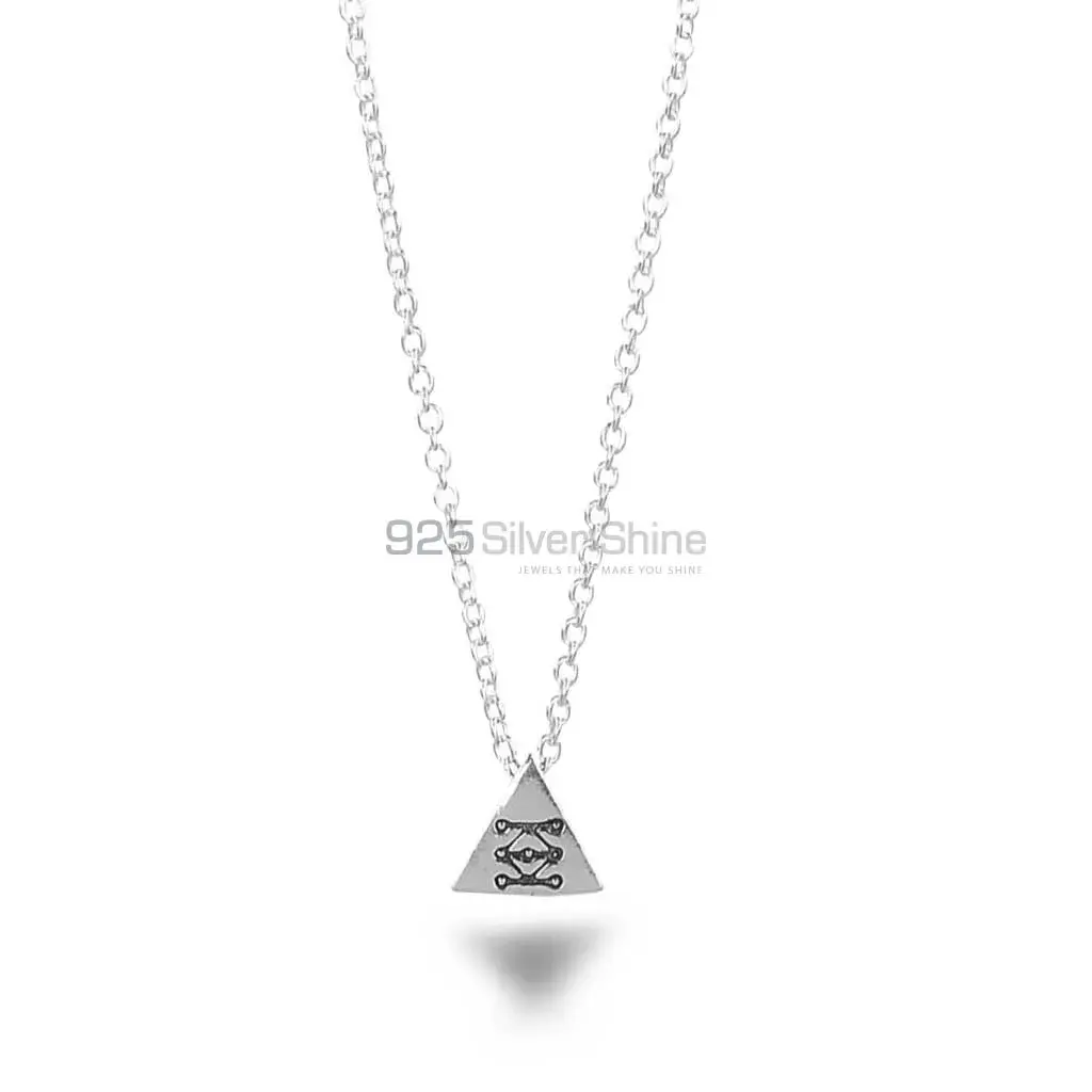 Truth Seer Sigel Pendant In Sterling Silver 925MN146