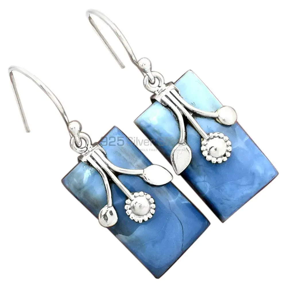 Unique 925 Sterling Silver Earrings In Agate Gemstone Jewelry 925SE2543_0