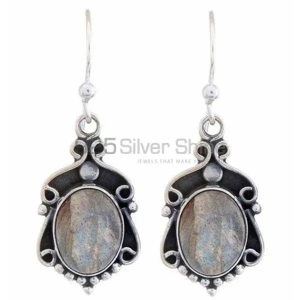925 Sterling Silver Earrings In Labradorite Gemstone Jewelry 925SE1214_0