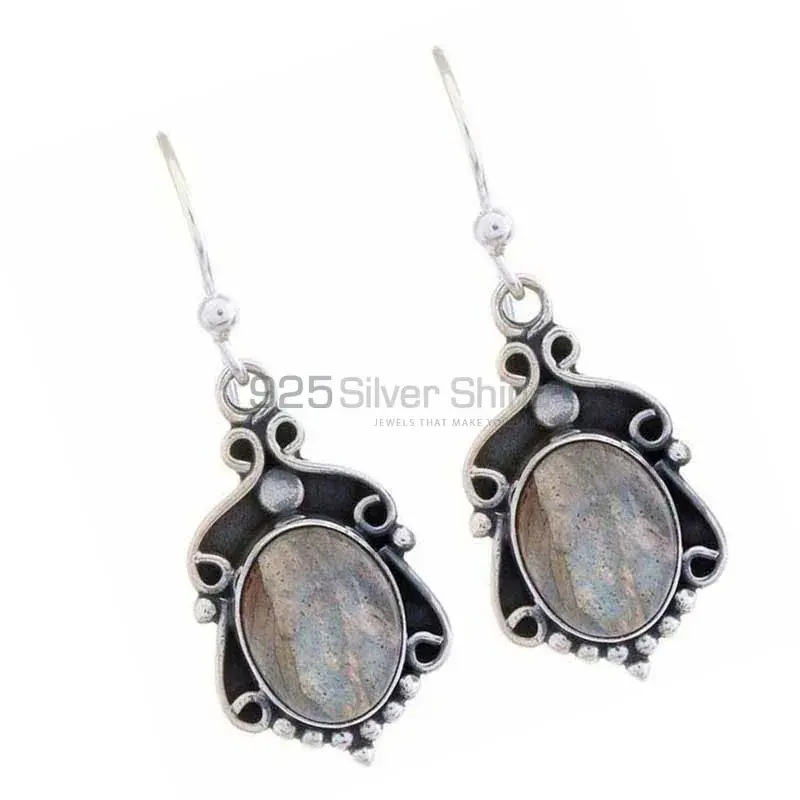 925 Sterling Silver Earrings In Labradorite Gemstone Jewelry 925SE1214_1