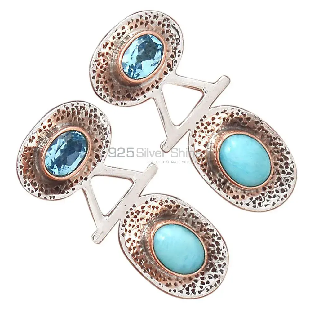 925 Sterling Silver Earrings In Multi Gemstone Jewelry 925SE2148_2