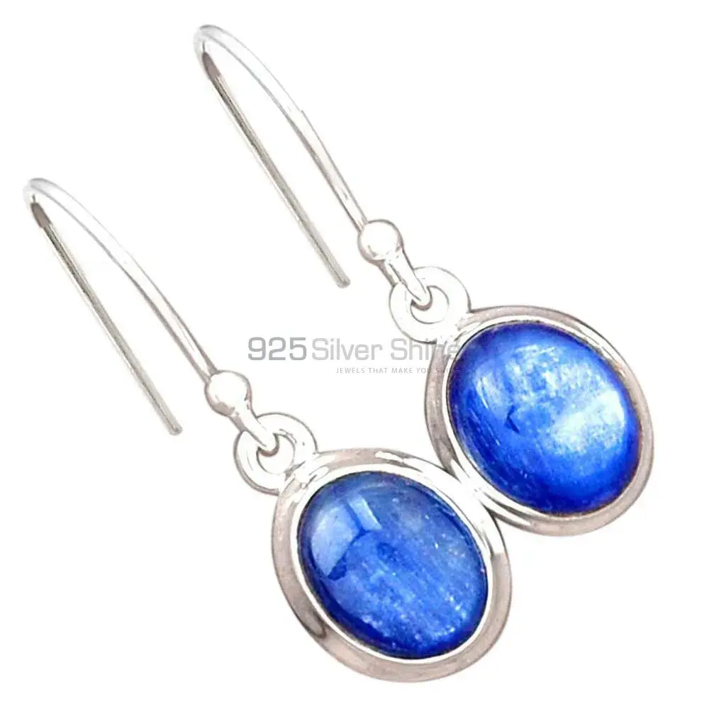Unique 925 Sterling Silver Earrings Wholesaler In Kyanite Gemstone Jewelry 925SE2237_1