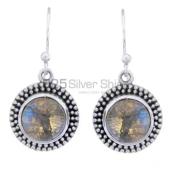 Unique 925 Sterling Silver Earrings Wholesaler In Labradorite Gemstone Jewelry 925SE1224