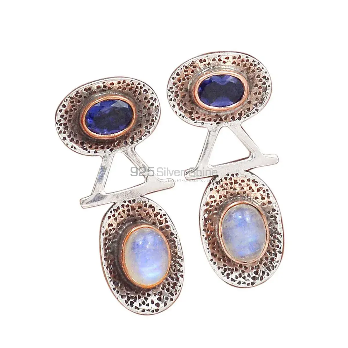 925 Sterling Silver Earrings In Multi Gemstone Jewelry 925SE2158_0
