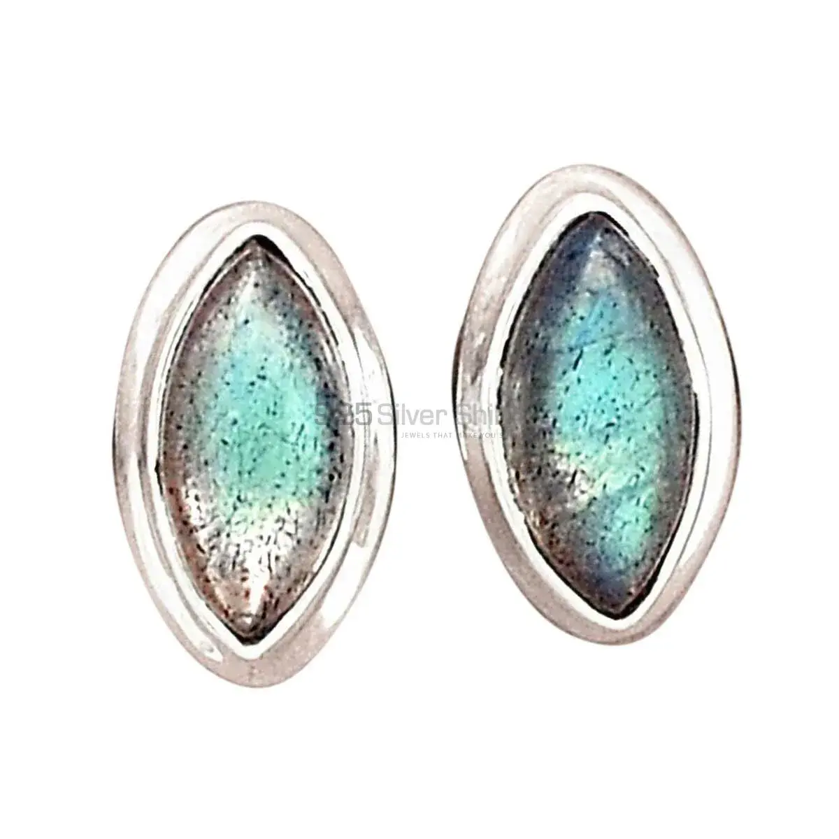 Unique 925 Sterling Silver Handmade Earrings Exporters In Labradorite Gemstone Jewelry 925SE2247