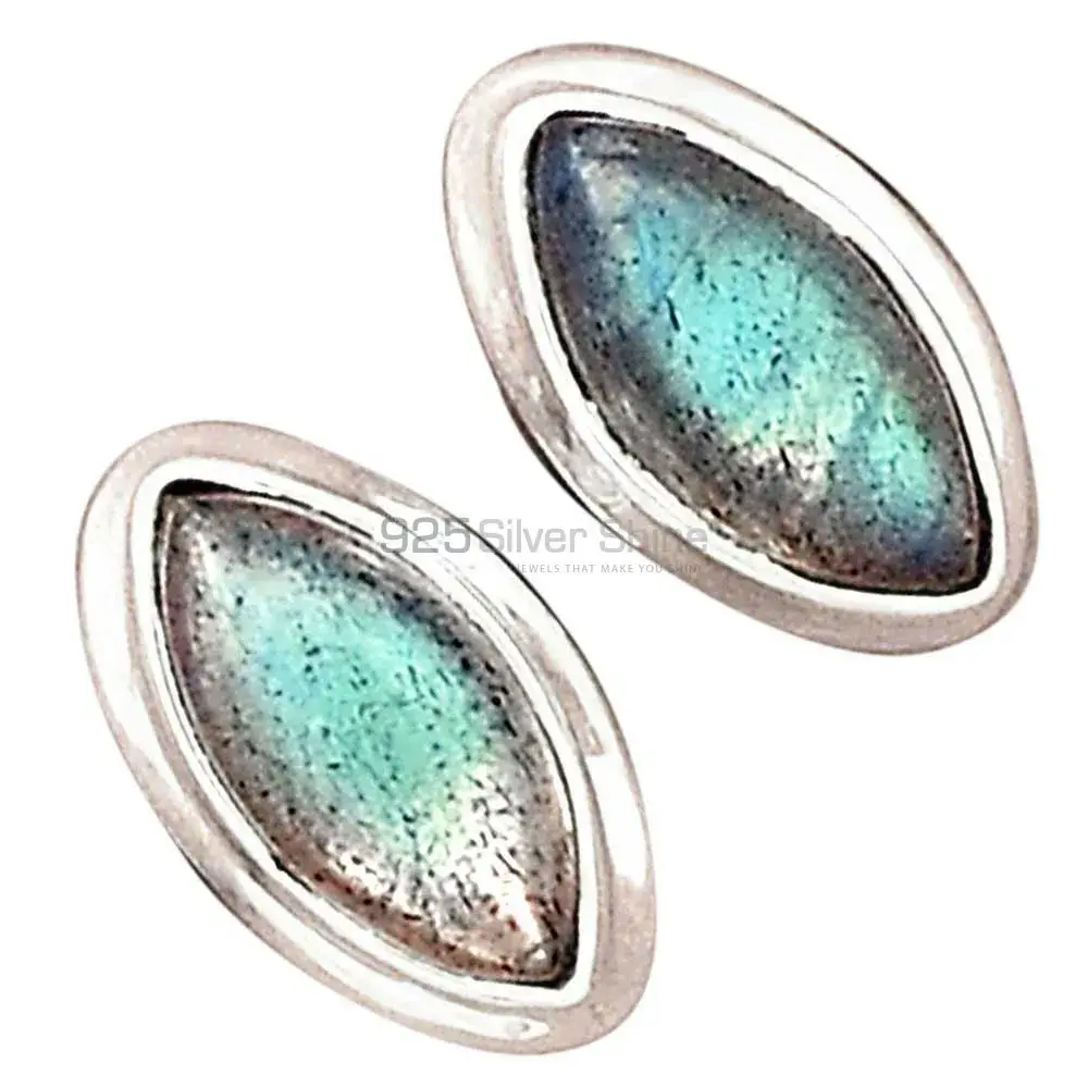 Unique 925 Sterling Silver Handmade Earrings Exporters In Labradorite Gemstone Jewelry 925SE2247_1