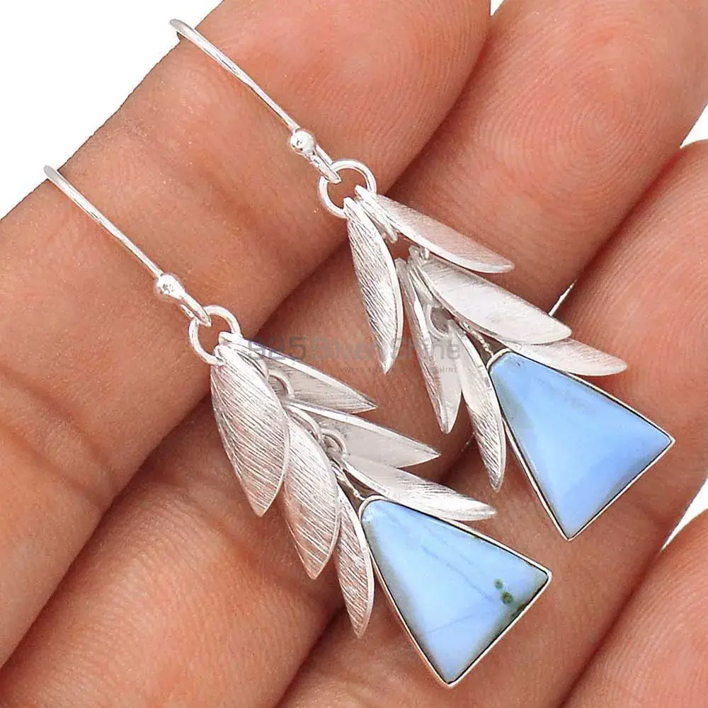 Unique 925 Sterling Silver Handmade Earrings Exporters In Opal Gemstone Jewelry 925SE3039_0