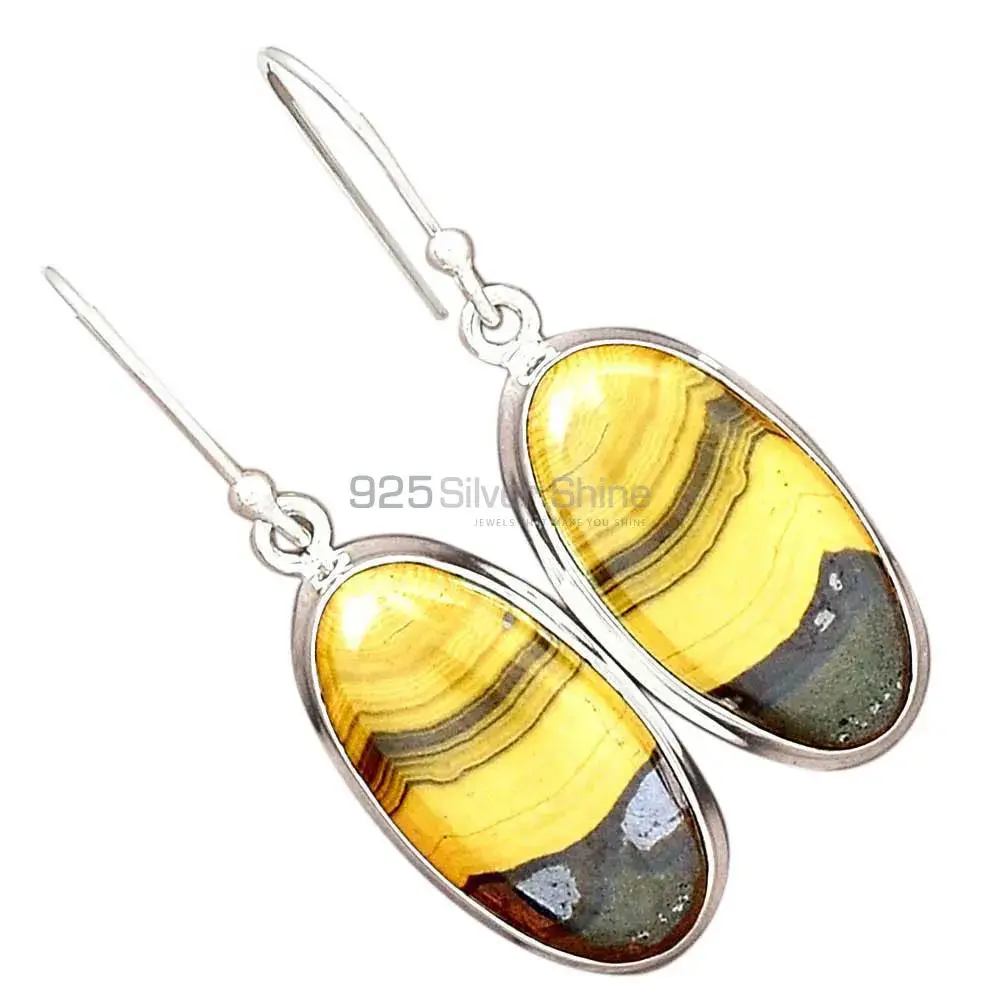 Unique 925 Sterling Silver Handmade Earrings Exporters In Schalenblende Gemstone Jewelry 925SE2405_0