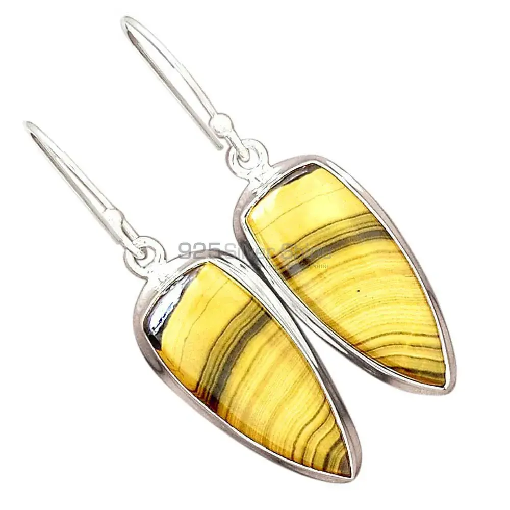 925 Sterling Silver Handmade Earrings In Schalenblende Gemstone Jewelry 925SE2405_6
