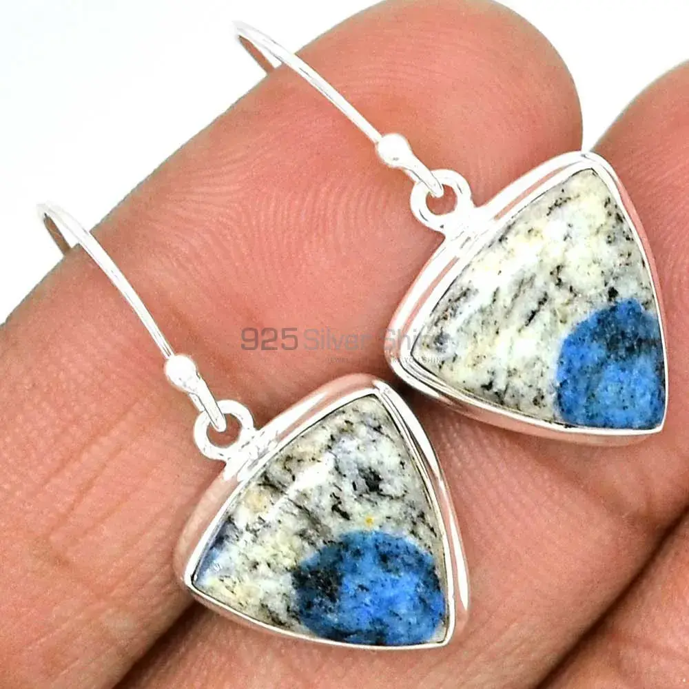 Unique 925 Sterling Silver Handmade Earrings Manufacturer In K2 Gemstone Jewelry 925SE2232_0