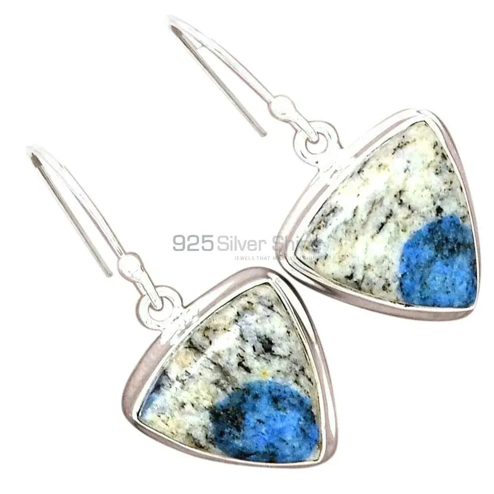 Unique 925 Sterling Silver Handmade Earrings Manufacturer In K2 Gemstone Jewelry 925SE2232_1