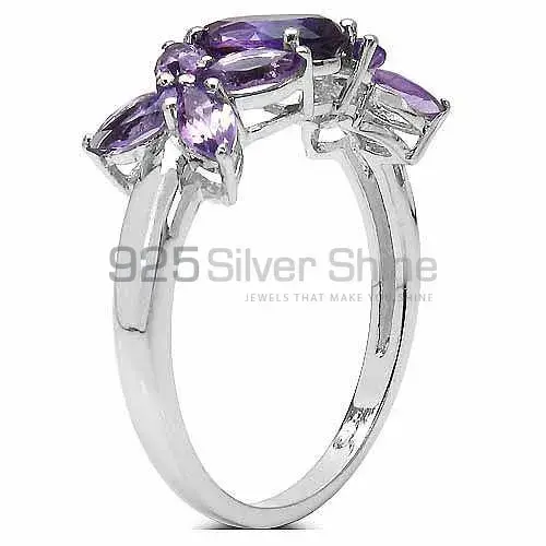 925 Sterling Silver Handmade Rings In Amethyst Gemstone Jewelry 925SR3264_2