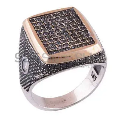 925 Sterling Silver Handmade Rings In Black Onyx Gemstone Jewelry 925SR4010_0