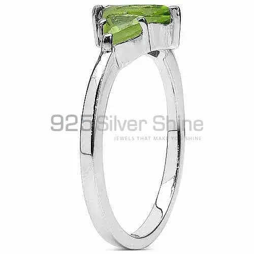 Unique 925 Sterling Silver Handmade Rings Exporters In Peridot Gemstone Jewelry 925SR3091_0