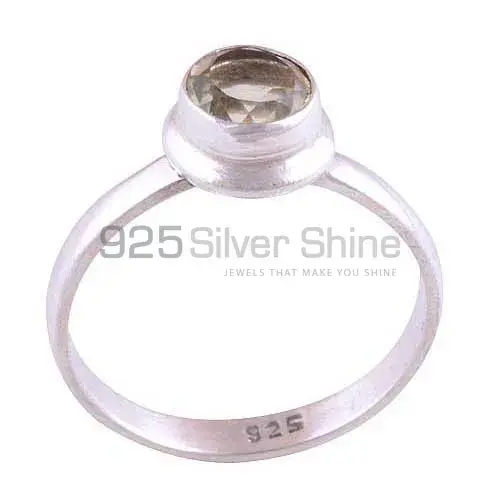 925 Sterling Silver Handmade Rings In Smoky Quartz Gemstone Jewelry 925SR3501