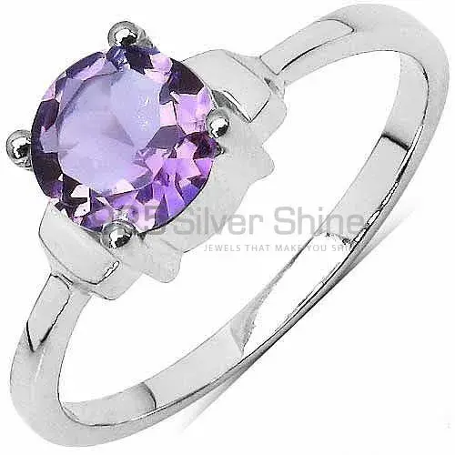 Sterling Silver Amethyst Cut Stone Rings 925SR3076_0