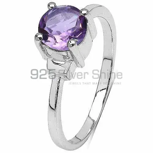 Sterling Silver Amethyst Cut Stone Rings 925SR3076_1