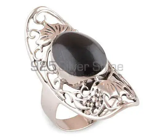 Unique 925 Sterling Silver Handmade Rings In Black Onyx Gemstone Jewelry 925SR2918