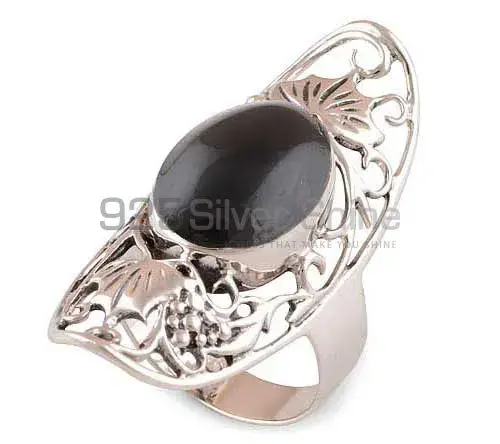 925 Sterling Silver Handmade Rings In Black Onyx Gemstone Jewelry 925SR2918_1