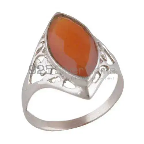 Unique 925 Sterling Silver Handmade Rings Manufacturer In Carnelian Gemstone Jewelry 925SR3916