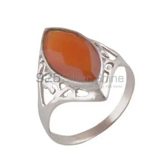925 Sterling Silver Handmade Rings In Carnelian Gemstone Jewelry 925SR3916_1
