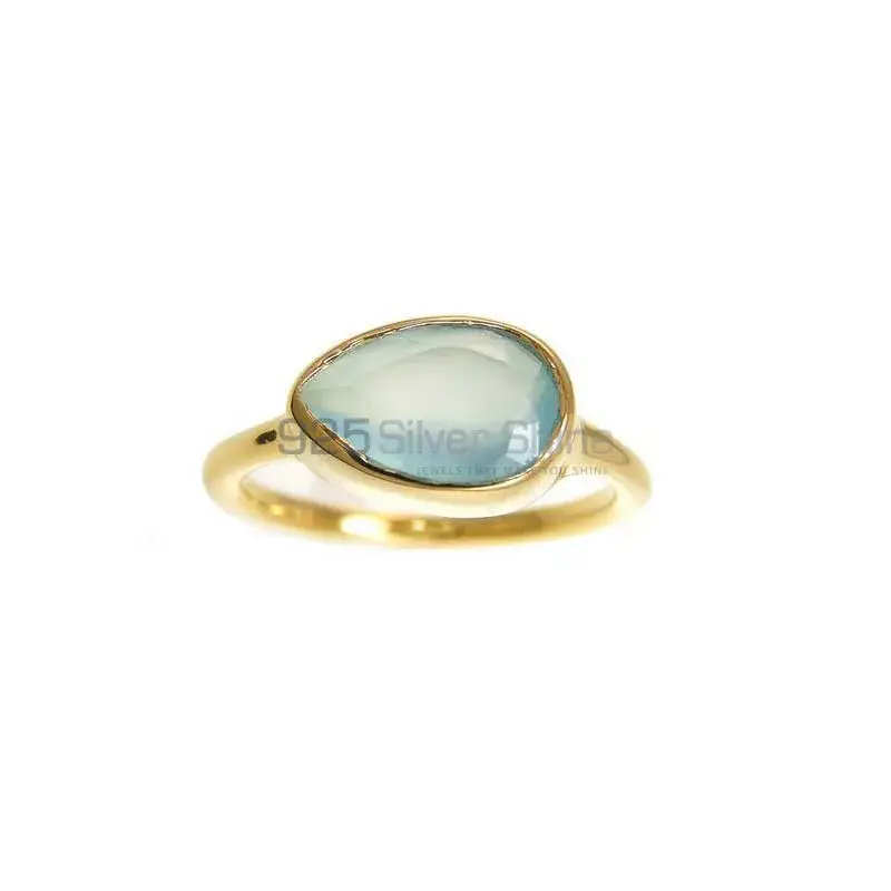 925 Sterling Silver Handmade Rings In Chalcedony Gemstone Jewelry 925SR3801