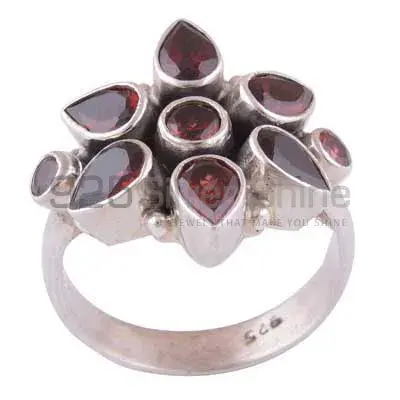Unique 925 Sterling Silver Handmade Rings Manufacturer In Garnet Gemstone Jewelry 925SR3407