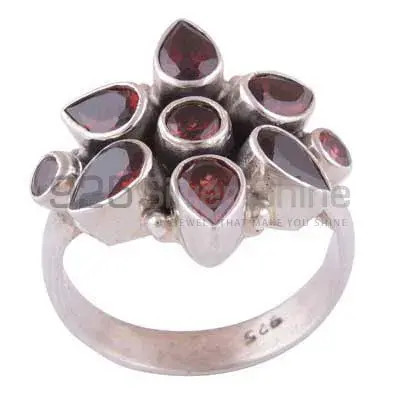 925 Sterling Silver Handmade Rings In Garnet Gemstone Jewelry 925SR3407_0