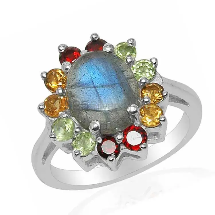 Unique 925 Sterling Silver Handmade Rings Manufacturer In Multi Gemstone Jewelry 925SR1499_0