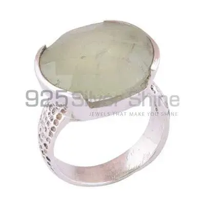 Unique 925 Sterling Silver Handmade Rings Suppliers In Chalcedony Gemstone Jewelry 925SR3926