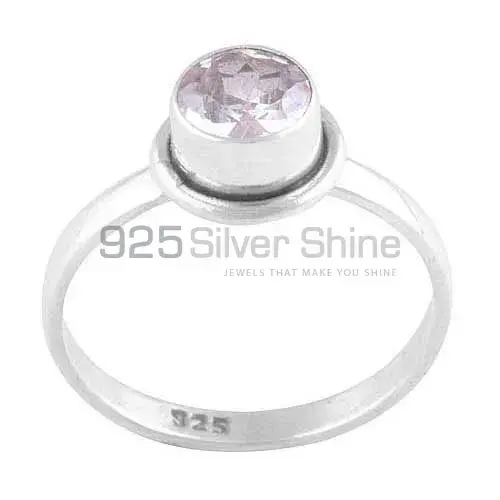 Unique 925 Sterling Silver Handmade Rings Suppliers In Crystal Gemstone Jewelry 925SR3496