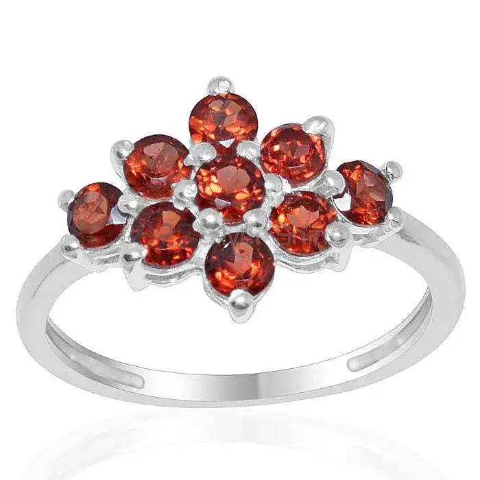 925 Sterling Silver Handmade Rings In Garnet Gemstone Jewelry 925SR1667_0